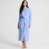 image:imageLands End Womens Cozy Plush Long Wrap RobeClear Blue Sky