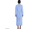 image:imageLands End Womens Cozy Plush Long Wrap RobeClear Blue Sky