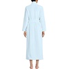 image:imageLands End Womens Cozy Plush Long Wrap RobeSoft Ice Blue