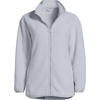 image:imageLands End Womens Cozy Sherpa Full Zip Fleece JacketPale Gray