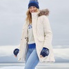 image:imageLands End Womens Expedition Waterproof Down Winter Parka with Faux Fur HoodIvory