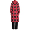 image:imageLands End Womens FeatherFree Insulated Diamond Quilted Maxi CoatCompass Red Check