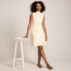 image:imageLands End Womens Fine Gauge Cotton Sweater Above the Knee Circle SkirtFresh Ivory