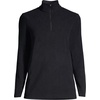 image:imageLands End Womens Fleece Quarter Zip PulloverBlack