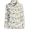 image:imageLands End Womens Fleece Quarter Zip PulloverBlue Allover Floral