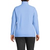 image:imageLands End Womens Fleece Quarter Zip PulloverClear Blue Sky