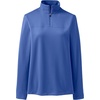 image:imageLands End Womens Fleece Quarter Zip PulloverDark Cobalt Blue