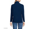 image:imageLands End Womens Fleece Quarter Zip PulloverDeep Sea Navy