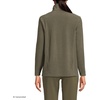 image:imageLands End Womens Fleece Quarter Zip PulloverForest Moss