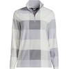 image:imageLands End Womens Fleece Quarter Zip PulloverGrey