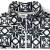 image:imageLands End Womens Fleece Quarter Zip PulloverIvoryBlack Snowflake