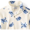 image:imageLands End Womens Fleece Quarter Zip PulloverIvoryClear Blue Tossed Floral