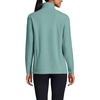 image:imageLands End Womens Fleece Quarter Zip PulloverMint Sky