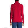 image:imageLands End Womens Fleece Quarter Zip PulloverRich Red