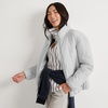image:imageLands End Womens Insulated Wide Channel Commuter JacketLight Fog