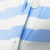 image:imageLands End Womens Knit 2 Piece Pajama Set  Long Sleeve Top and PantsClear Blue Sky Even Stripe