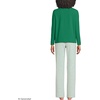 image:imageLands End Womens Knit 2 Piece Pajama Set  Long Sleeve Top and PantsIvoryClover Simple Stripe