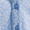 image:imageLands End Womens Knit 2 Piece Pajama Set  Long Sleeve Top and PantsLight Sea Blue Tiny Floral