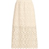 image:imageLands End Womens Lace Overlay Midi SkirtIvory Latte