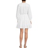image:imageLands End Womens Long Sleeve Eyelet Mini Popover DressWhite Eyelet