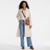 image:imageLands End Womens Mac CoatOatmealPlaid