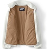 image:imageLands End Womens Mixed Media Sherpa Fleece JacketIvoryHoney Beige
