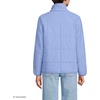image:imageLands End Womens Mixed Media Sherpa Fleece JacketLight Cornflower