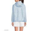 image:imageLands End Womens Packable Anorak WindbreakerCrisp BlueWhite Pinstripe