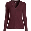 image:imageLands End Womens Pointelle Long Sleeve Sleep CardiganLush Burgundy