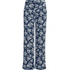 image:imageLands End Womens Pointelle Sleep PantsDeep Sea Ikat Floral