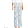 image:imageLands End Womens Pointelle Sleep PantsIvoryBlue Dainty Floral