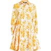 image:imageLands End Womens Poplin Button Front Dress with GodetsYellow Mosaic Floral