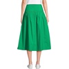 image:imageLands End Womens Poplin Drop Waist Midi SkirtVibrant Clover