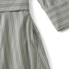 image:imageLands End Womens Poplin Midi Wrap Front DressRiver Stone Double Stripe