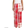 image:imageLands End Womens Print Flannel Pajama PantsCompass Red Patchwork Plaid