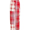 image:imageLands End Womens Print Flannel Pajama PantsCompass Red Patchwork Plaid