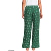 image:imageLands End Womens Print Flannel Pajama PantsLight Emerald Snowy Trees