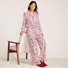image:imageLands End Womens Print Flannel Pajama PantsPinkRed Festive Critters