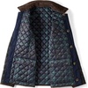image:imageLands End Womens Reversible Barn Quilted JacketBlackNavy Plaid
