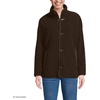 image:imageLands End Womens Sherpa Fleece Reversible Mixed Media Long JacketRich CoffeeBrown Check