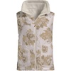 image:imageLands End Womens Sherpa Fleece Reversible Mixed Media VestIvoryIvory Rose