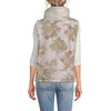 image:imageLands End Womens Sherpa Fleece Reversible Mixed Media VestIvoryIvory Rose