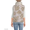 image:imageLands End Womens Sherpa Fleece Reversible Mixed Media VestIvoryIvory Rose