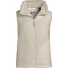 image:imageLands End Womens Sherpa Fleece Reversible Mixed Media VestIvoryIvory Rose
