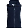 image:imageLands End Womens Sherpa Fleece Reversible Mixed Media VestNavyNavy Check