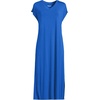 image:imageLands End Womens Short Sleeve Cooling Midi NightgownVibrant Lapis
