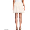 image:imageLands End Womens Smocked Waist Mini SkirtWarm Ivory