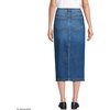 image:imageLands End Womens Soft Denim Midi Column SkirtIndigo Tide Blue