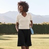 image:imageLands End Womens Sport Knit High Rise ShortsBlack