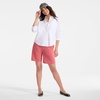 image:imageLands End Womens Sport Knit High Rise ShortsSoft Mojave Rose